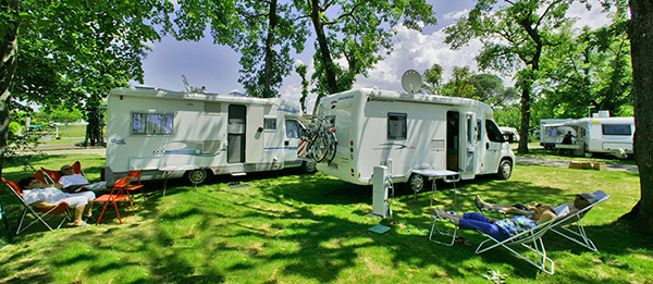 Camping-car et repos
