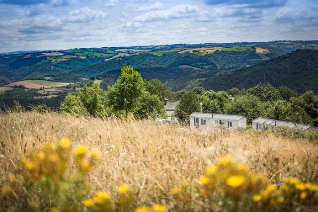 Domaine valleée du tarn mobile homes et vue