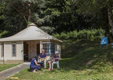 Camping de la Raviège location bungalow