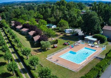 Les Chalets de Gaillac vue de drone