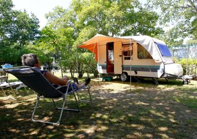 Camping O Bleu Pastel caravane