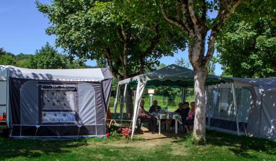 Camping Municipal la Rabaudié caravanes