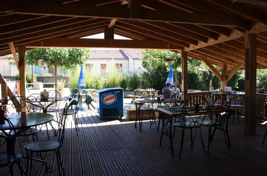 Camping Saint Martin terrasse couverte