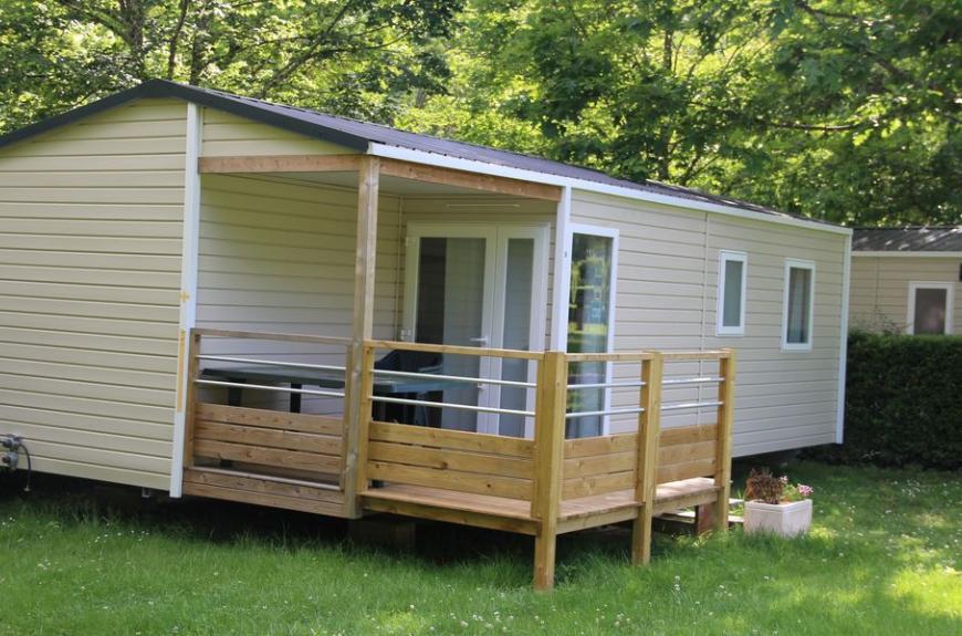 Camping Municipal La Bâtisse mobile home 3 chambres