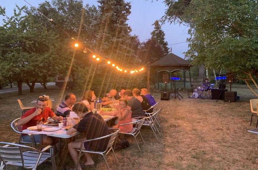 Chalets de Fiolles repas soirée