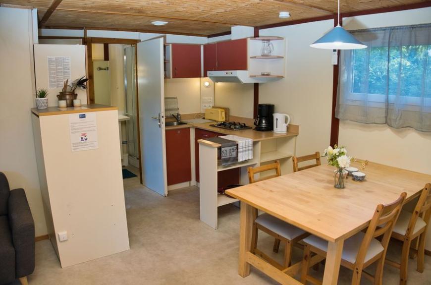 Les Chalets de Gaillac intérieur mobile home