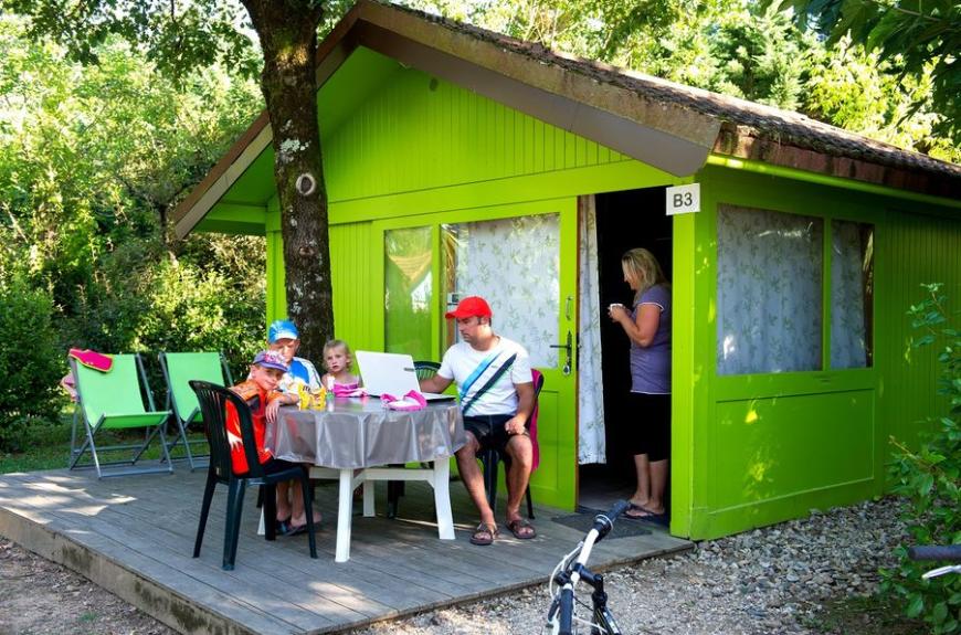 Les Pommiers d' Aiguelèze chalet bois