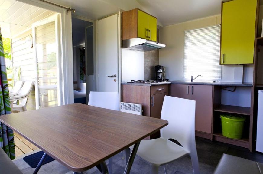 Les Pommiers d' Aiguelèze intérieur mobile home