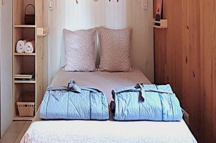 Parc Résidentiel de Loisirs Les Nids de Bonnan_Milhars chambre parentale