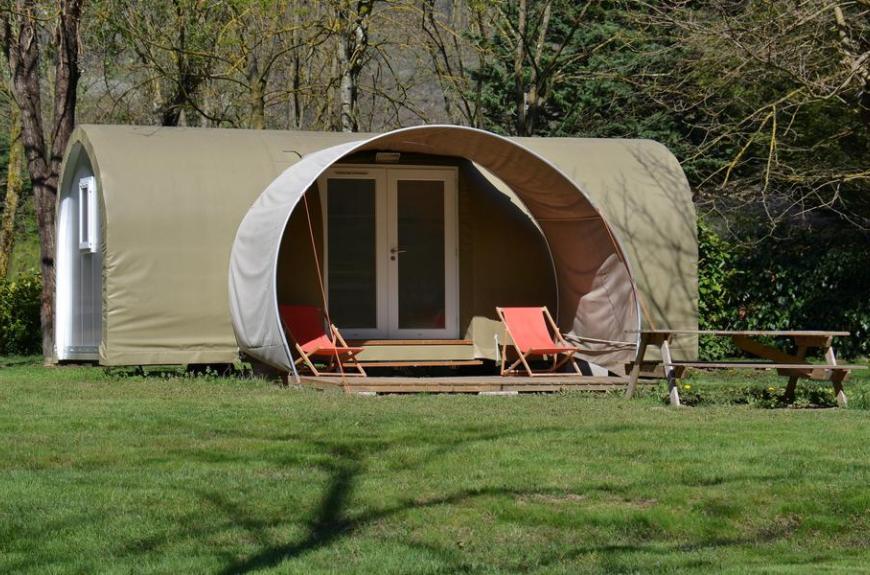 Camping l'Amitié -Trébas-Tarn-au bord de l'eau-Hébergement insolite-camping vert-nature-calme-rivière