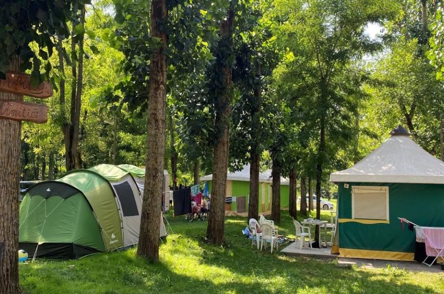 camping l'amitié au bord de l'eau-Trébas-Tarn-tente-location bungalow toilé-vrai camping-nature