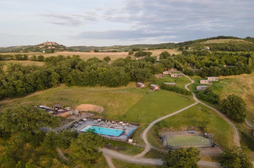 Huttopia Pays de Cordes sur Ciel_Vindrac-Alayrac vue générale