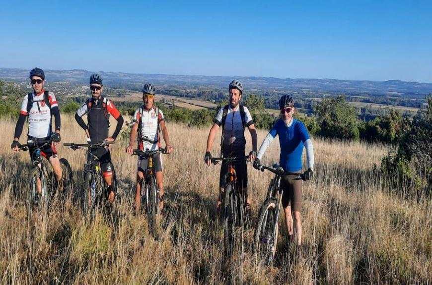 vélo en montagne noire