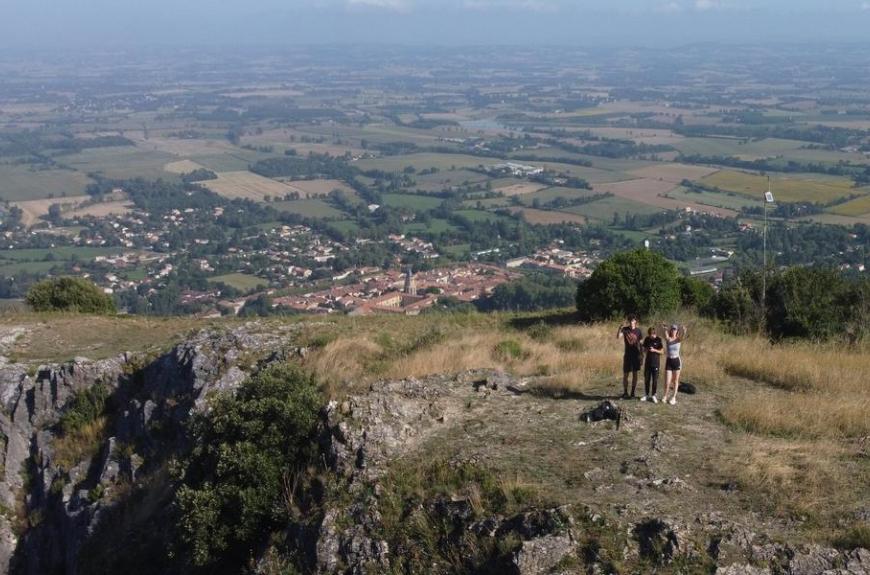 vue sur la montagne noire