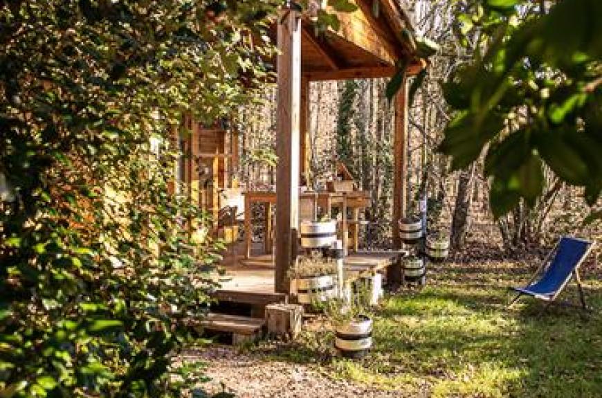 chalet en forêt