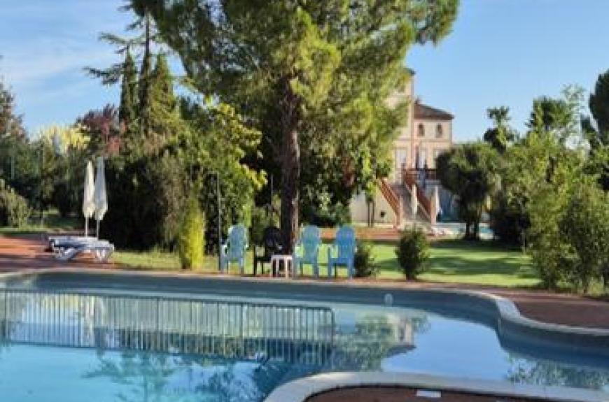piscine et paysage