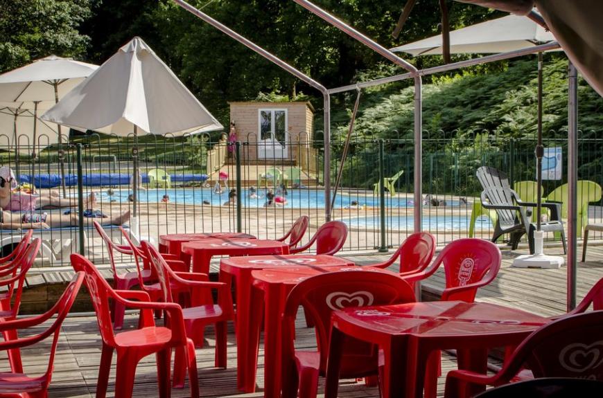 Camping Lestap terrasse