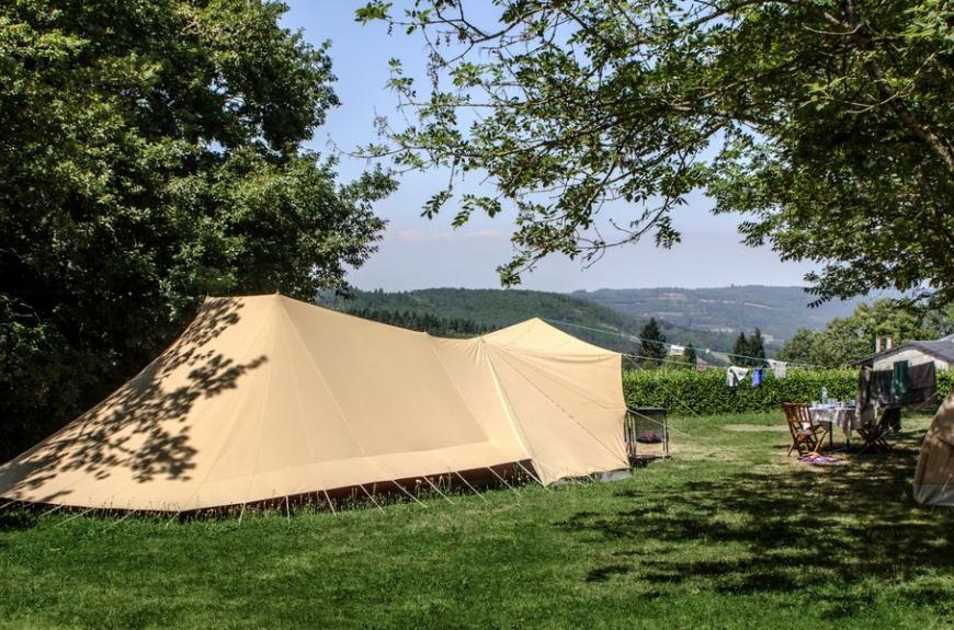 Camping Le Plô grande tente