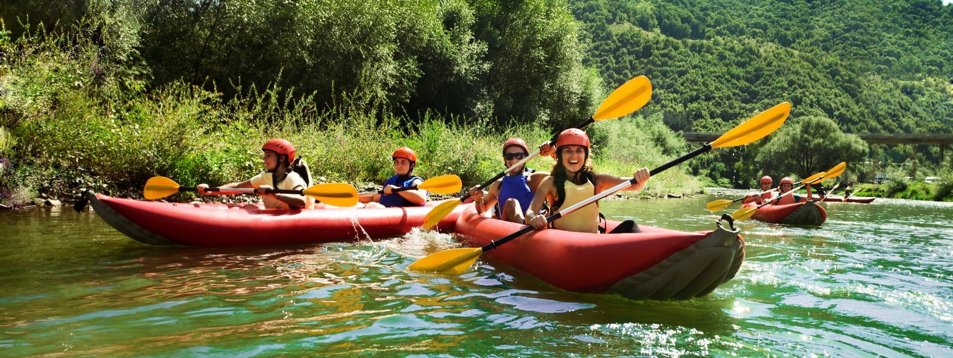 Canoë en rivière, activités sportives à proximité des campings Tonic du Tarn