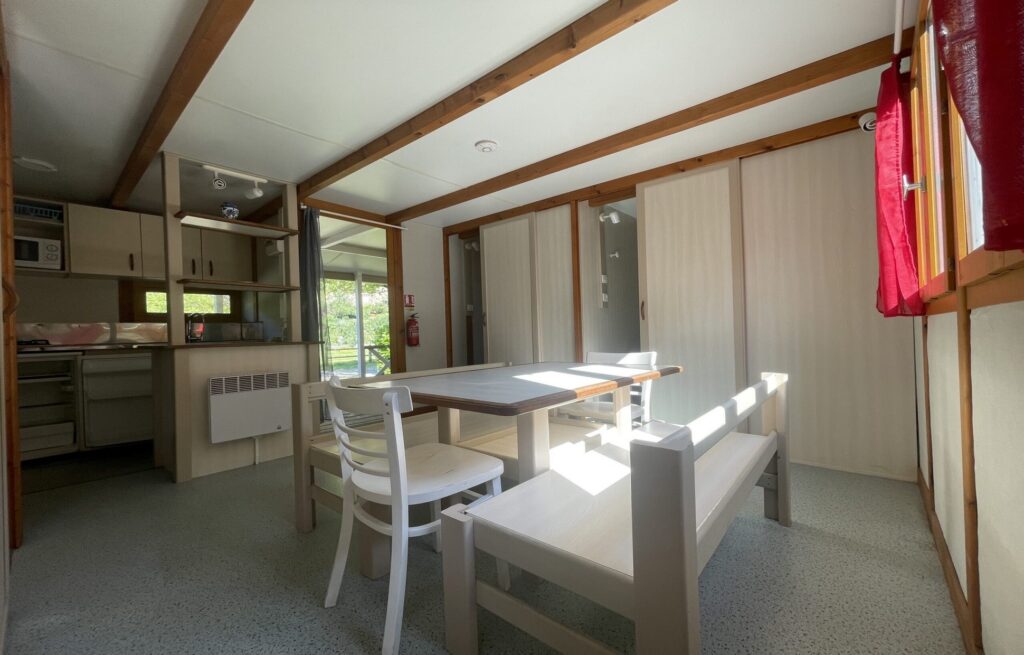 Camping Le Jardin chalet bois