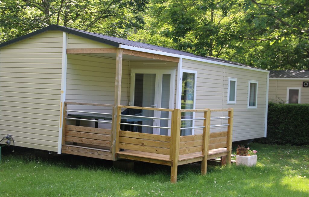 Camping Municipal La Bâtisse mobile home 3 chambres
