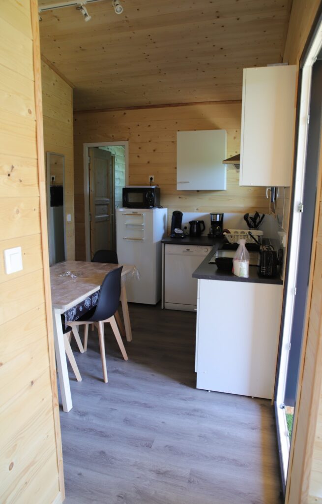 Chalets de Fiolles intérieur cuisine