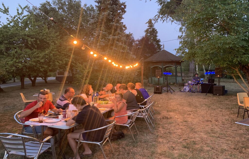 Chalets de Fiolles repas soirée