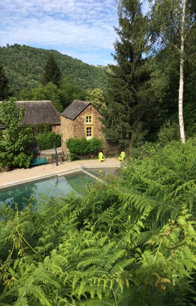 Camping Domaine Les Clots vue forêt et piscine