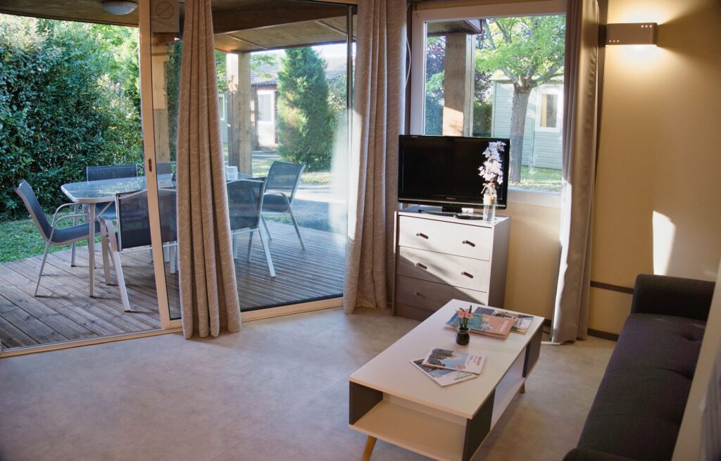 Les Chalets de Gaillac salon cosy chalet