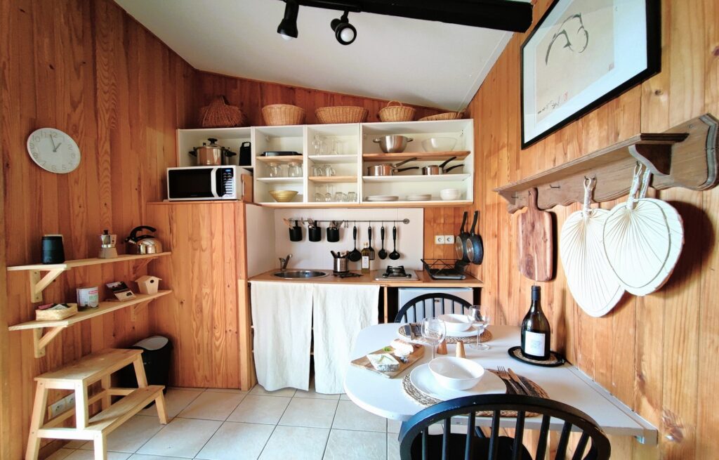 Les Nids de Bonnan coin cuisine