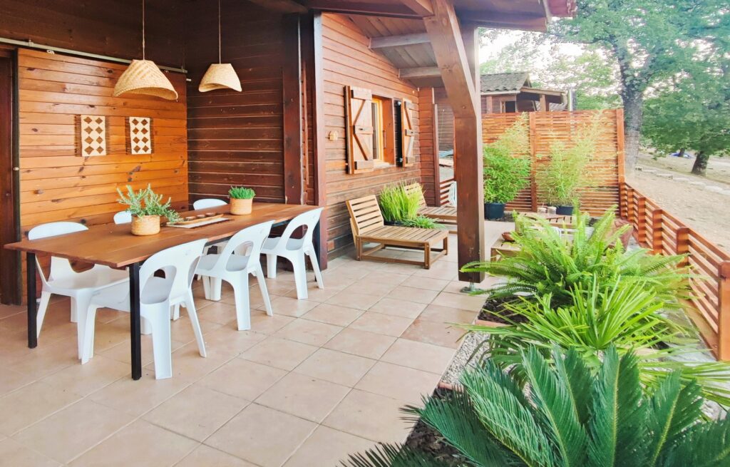 Les Nids de Bonnan terrasse