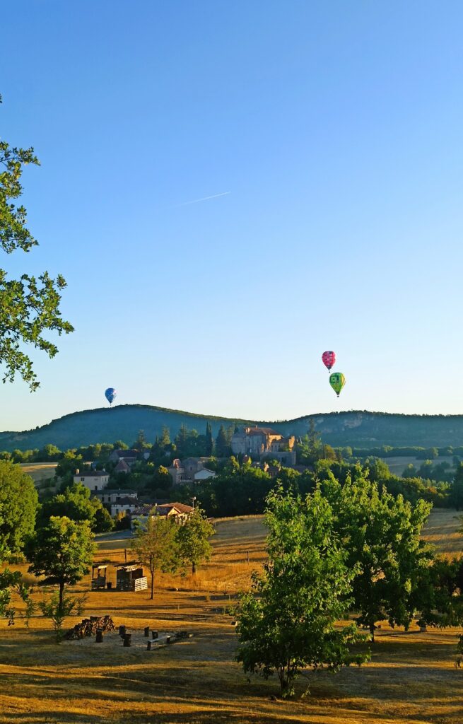 Les Nids de Bonnan montgolfières