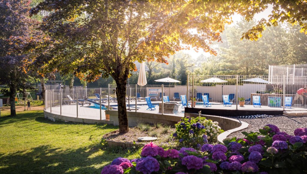 Le Plô piscine le matin