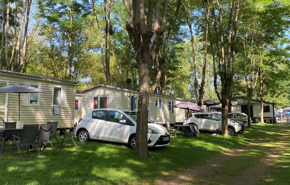 camping l'amitié au bord de l'eau Trébas-Tarn-mobile home