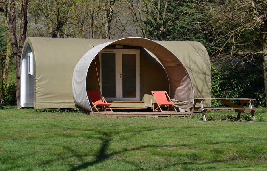 Camping l'Amitié -Trébas-Tarn-au bord de l'eau-Hébergement insolite-camping vert-nature-calme-rivière