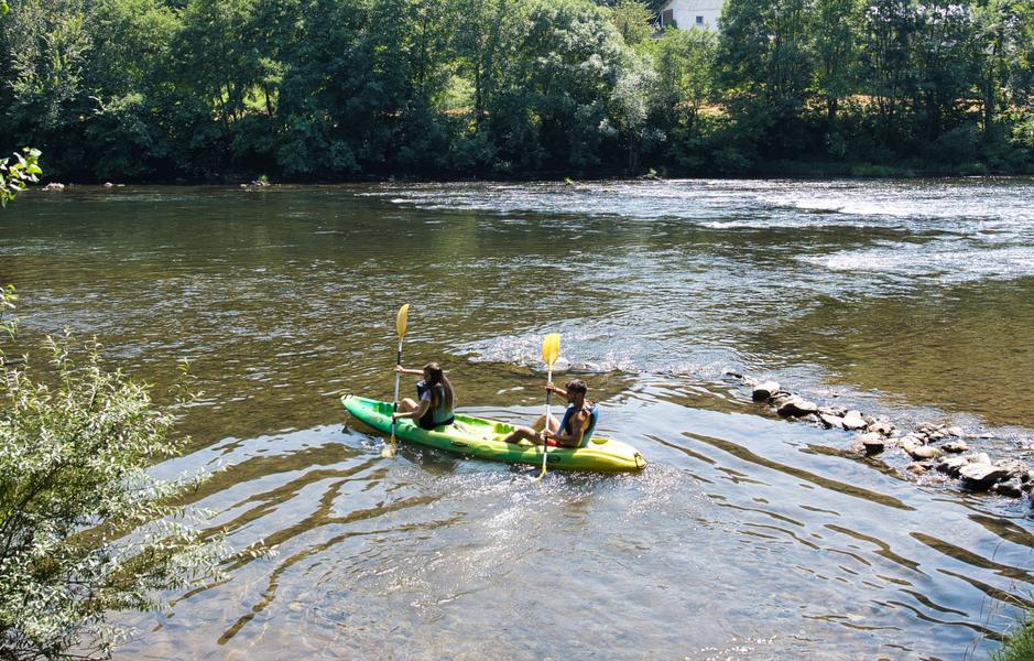 camping l'amitié au bord de l'eau Trébas-Tarn-station verte-location Trébas canoë kayak paddle