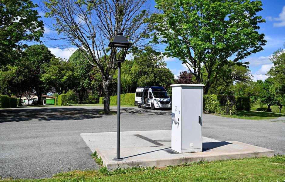 Borne de vidange camping car