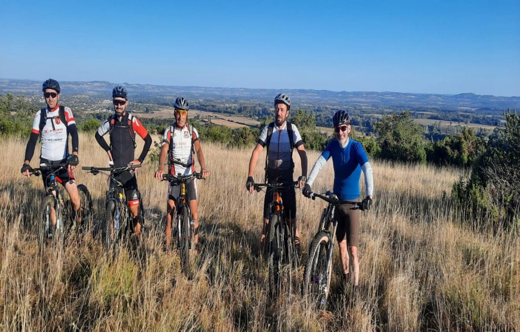 vélo en montagne noire