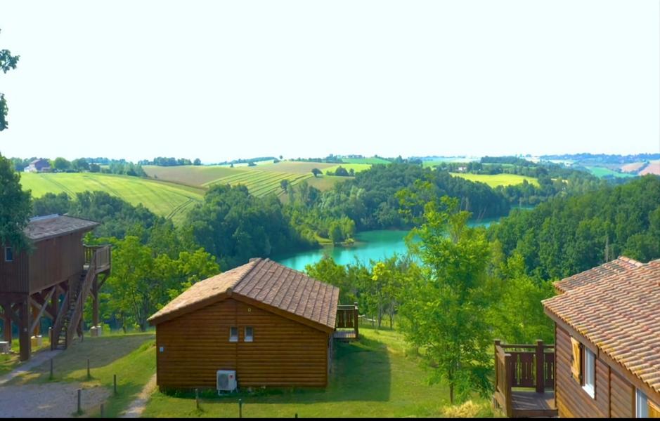 chalets avec vue sur lac