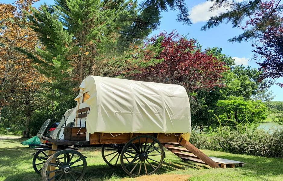 location insolite chariot de far west