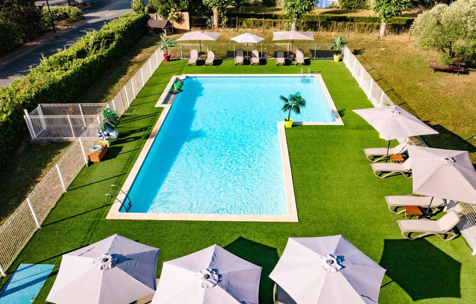 Les Chalets de Gaillac_Gaillac piscine large