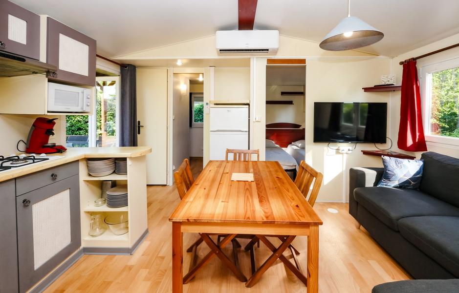 Les Chalets de Gaillac_Gaillac séjour et tv