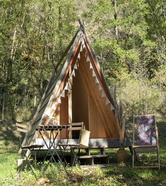 Camping Au Fil du Viaur tipi insolite