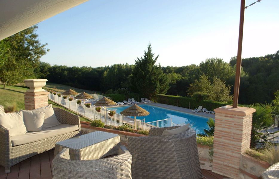 Saint Pierre de Rousieux terrasse sur pisicne