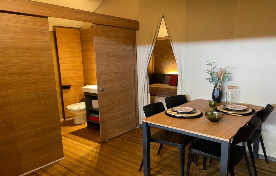 Camping Lo Garda Riu coin repas