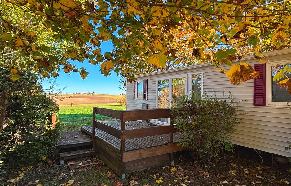 Camping Camp Redon_Livers-Cazelles mobile home et ombre