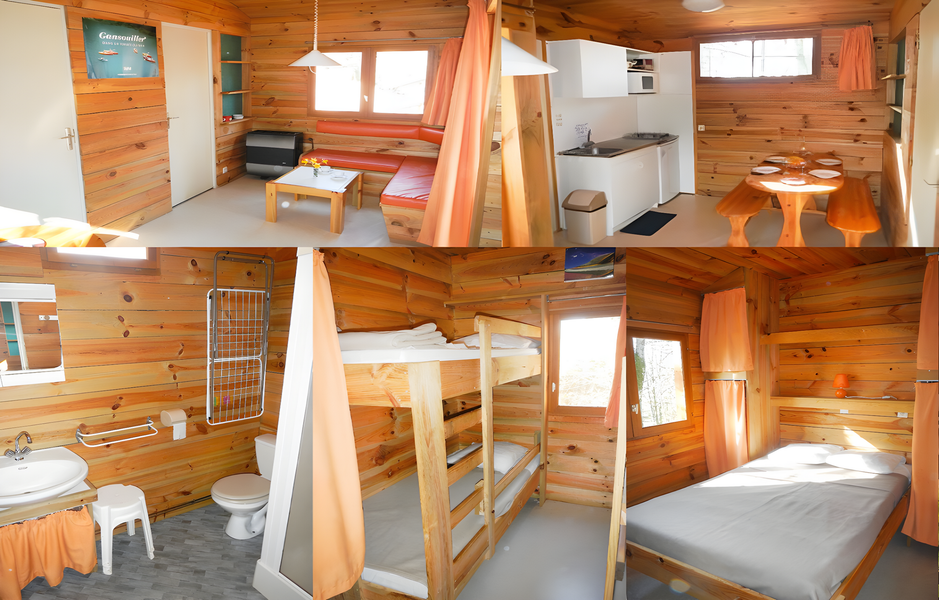 Camping Les Monts d'Albi_Teillet pièces intérieur des chalets