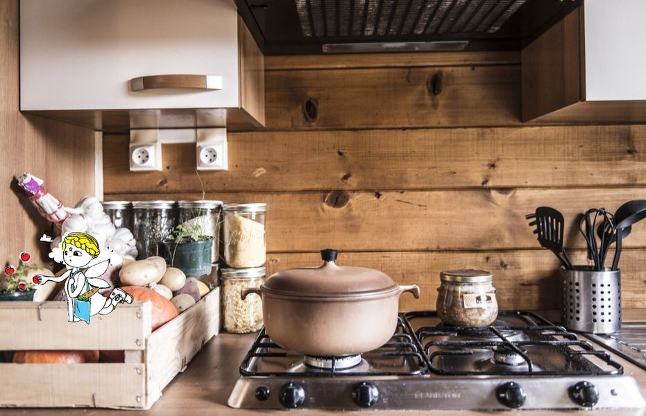 Les Fées du Moulin cuisine