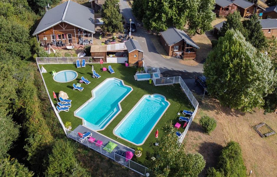 Parc Résidentiel de Loisirs Domaine Vallée du Tarn_Saint-Cirgue Vue Aérienne