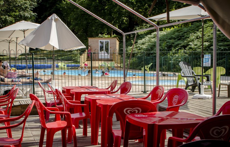 Camping Lestap terrasse